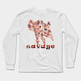 Dinosaur Claw Savage Long Sleeve T-Shirt